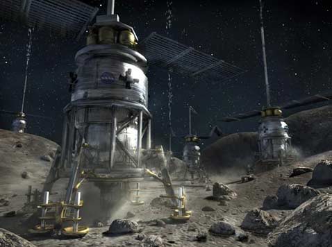 "Сумасшедшие" вгрызаются в космическую скалу (иллюстрация SpaceWorks Engineering/Space.com).
